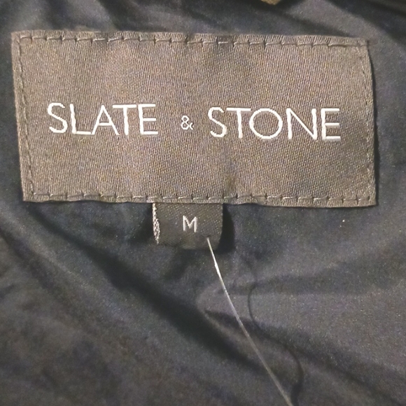 Slate & Stone Black Puffer Jacket with Removable Hood in Size M (NWT) - Picture 5 of 7